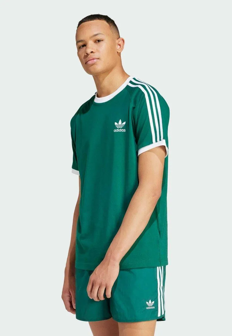 ADICOLOR CLASSICS 3-STRIPES - Camiseta estampada - collegiate green