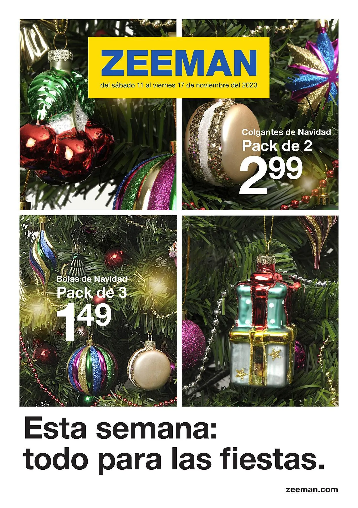 Catálogo de Folleto Zeeman 11 de noviembre al 17 de noviembre 2023 - Página 1