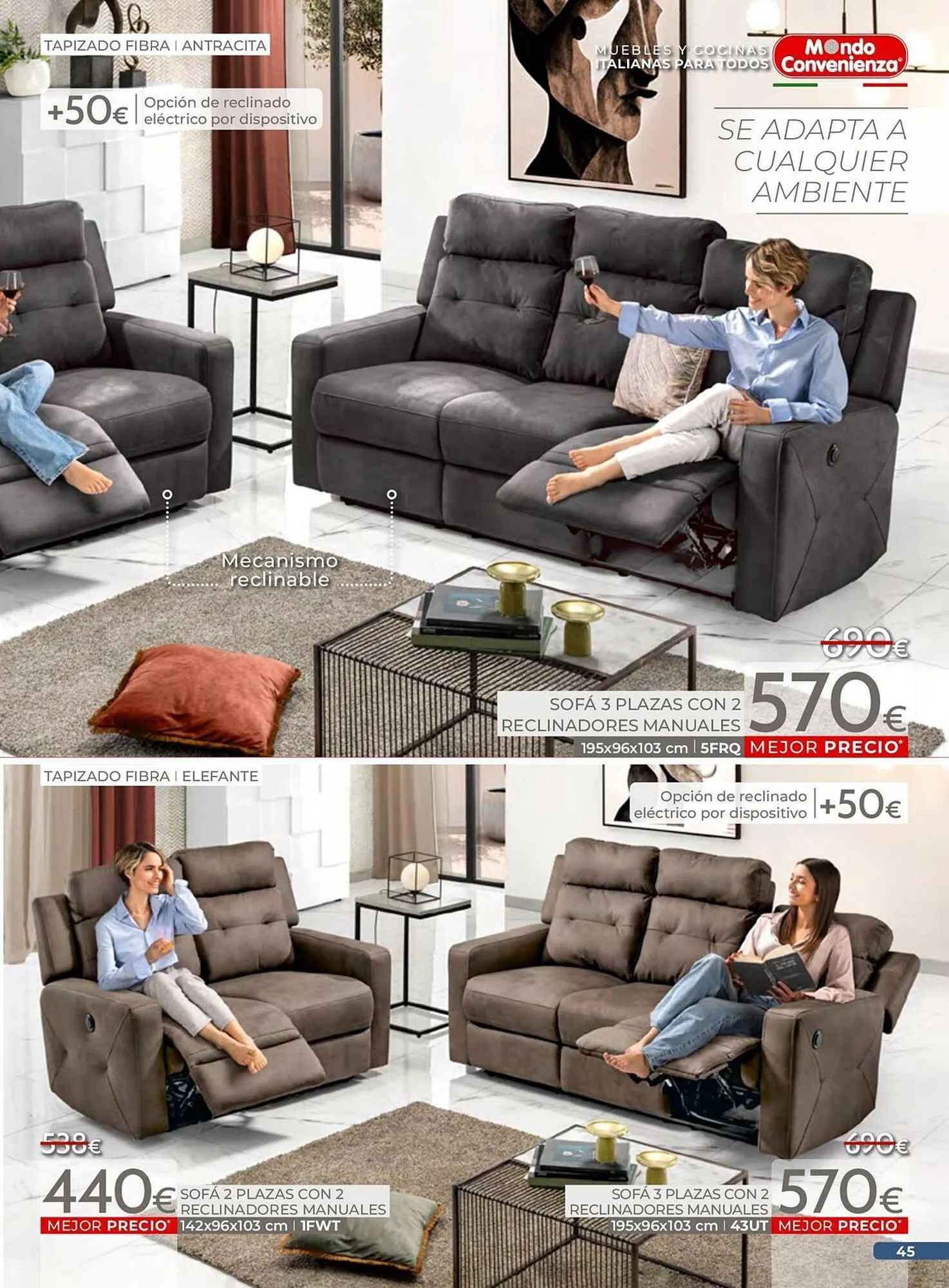 Catálogo de Folleto Mondo Convenienza 3 de junio al 15 de junio 2025 - Página 45