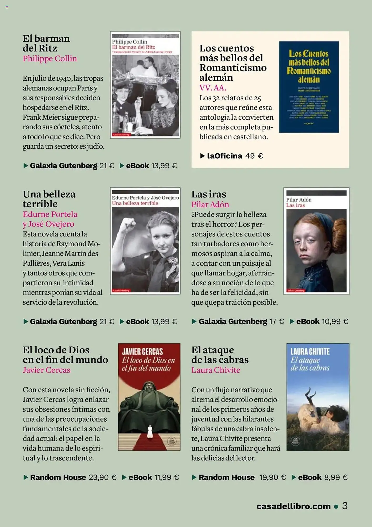 Catálogo de Folleto Casa del Libro 7 de abril al 22 de abril 2025 - Página 3