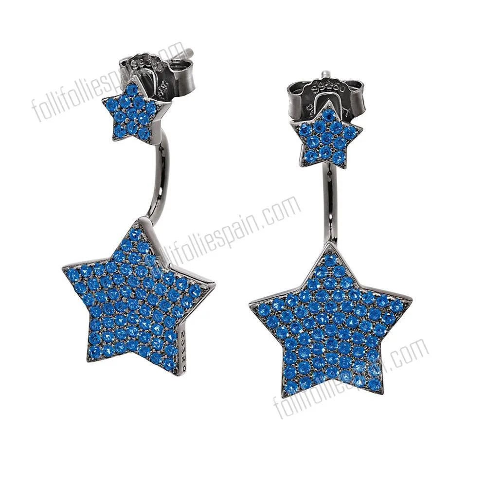 Folli Follie Moda historias Pendientes de plata con calidad confiable