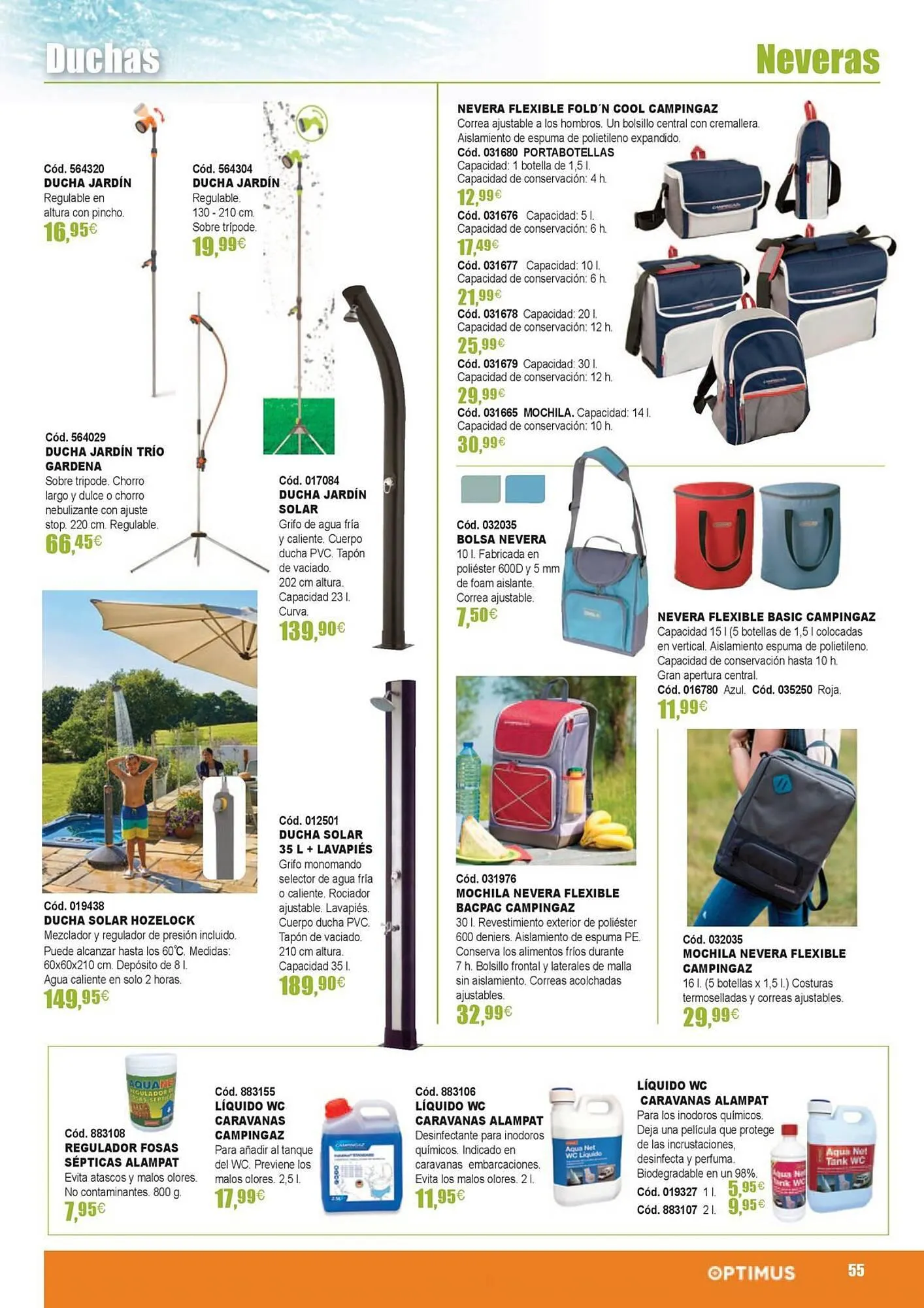 Catálogo de Folleto Optimus 21 de marzo al 31 de agosto 2024 - Página 55