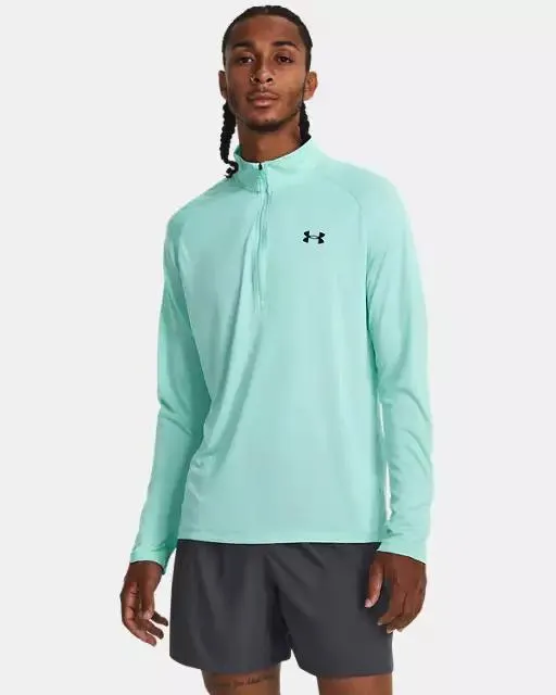 Camiseta de manga larga UA Tech™ ½ Zip para hombre