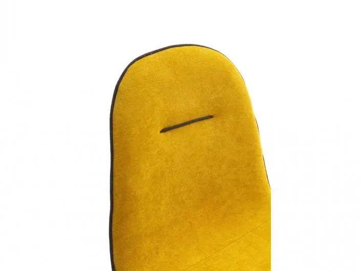 Pack 4 Sillas Mostaza con Ribete Gris