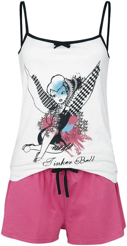 "Tinker Bell" Pantalón de pijama blanco-rosa de Peter Pan