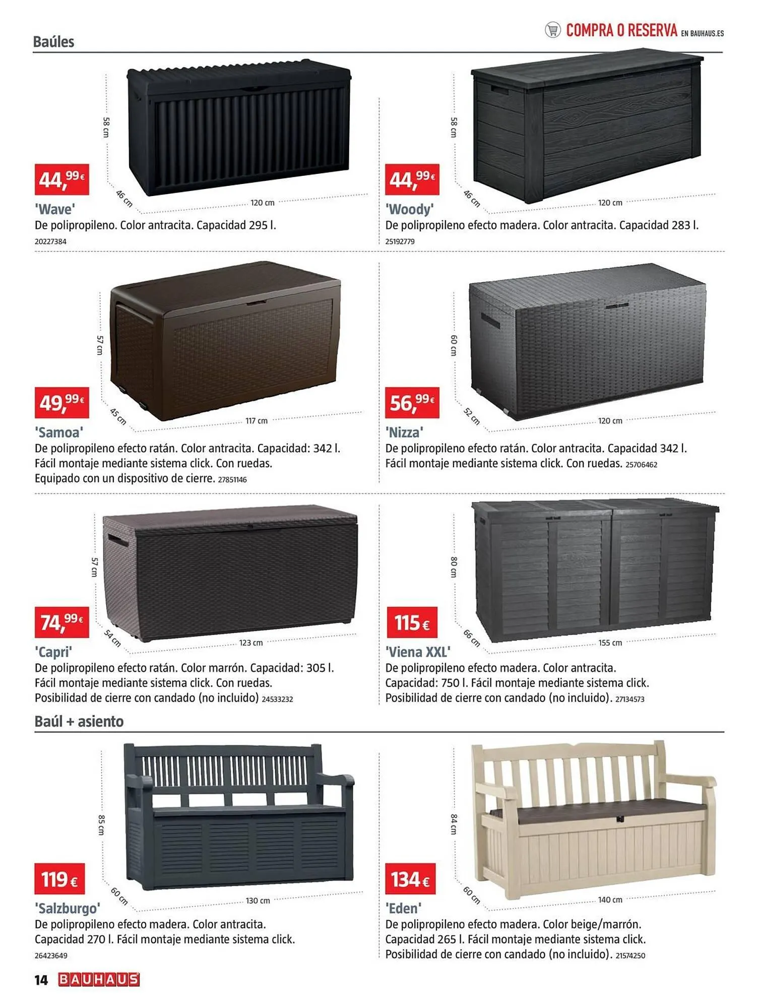 Catálogo de Folleto Bauhaus 24 de julio al 27 de agosto 2025 - Página 14