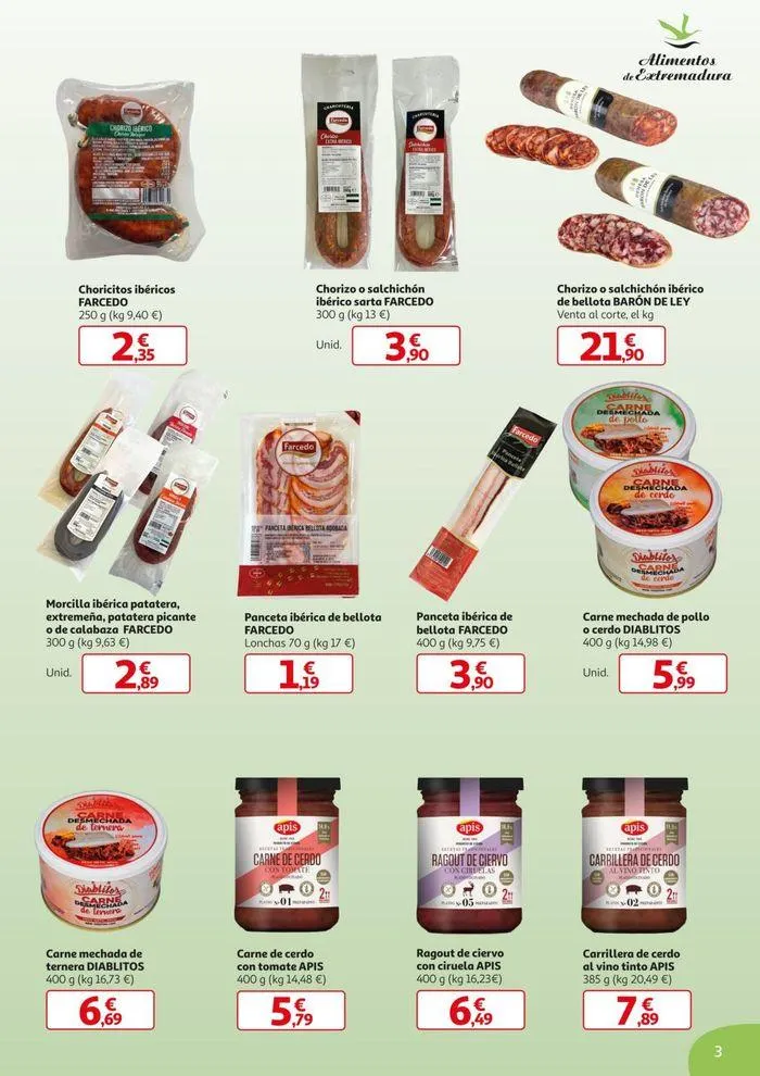 Catálogo de Alimentos de Extremadura 5 de junio al 22 de junio 2024 - Página 3