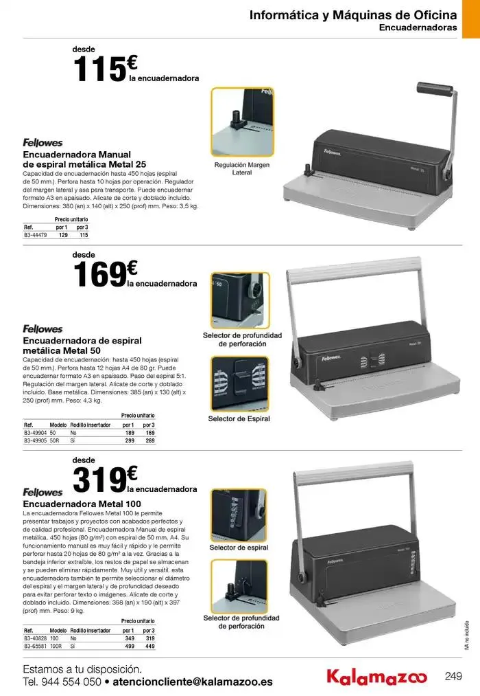 Catálogo de Staples Kalamazoo Catálogo General 9 de enero al 30 de septiembre 2025 - Página 249