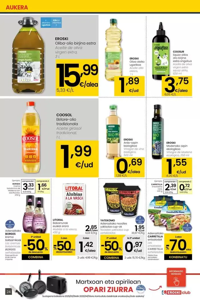 Catálogo de AUKERA OFERTA EROSKI CENTER 10 de abril al 29 de abril 2025 - Página 24