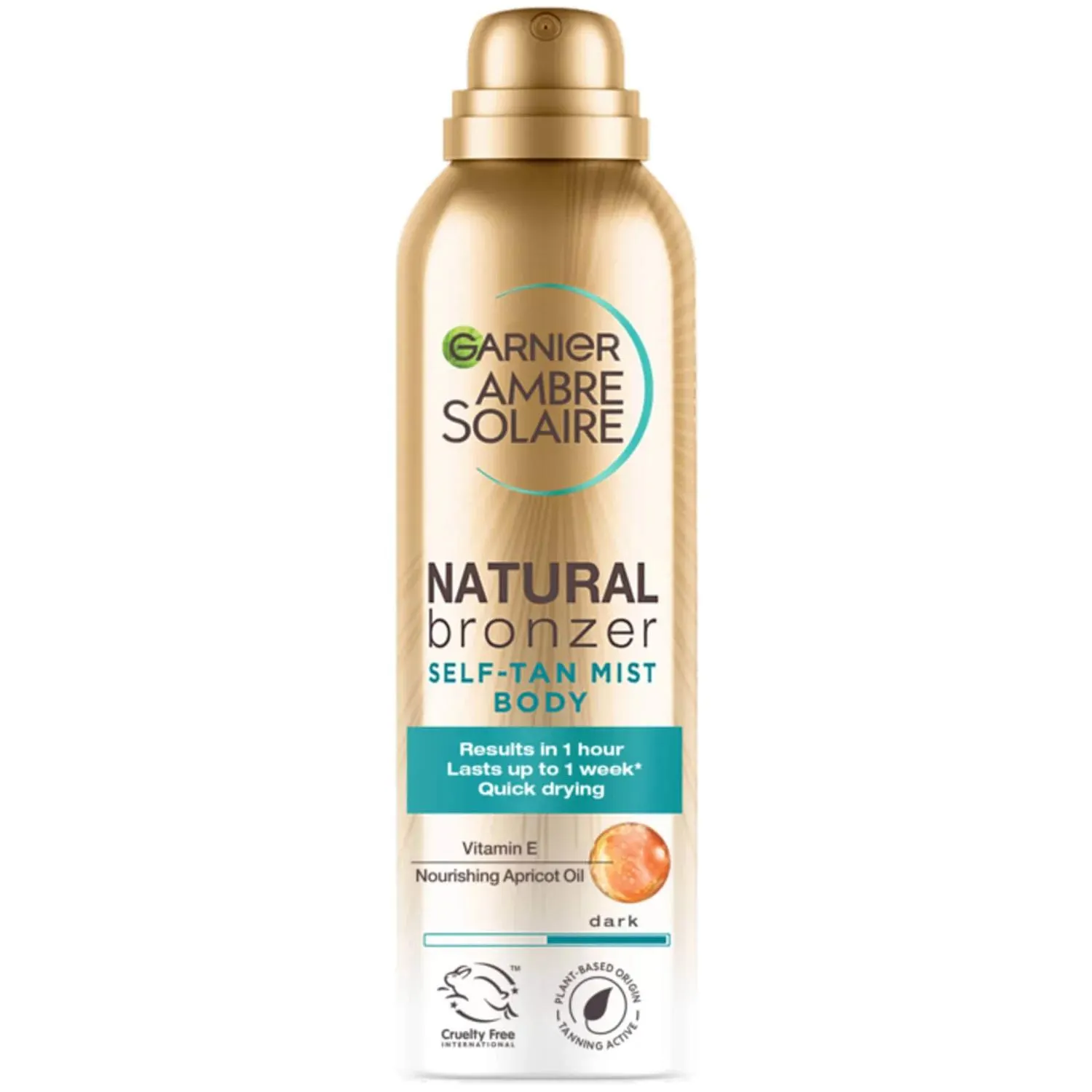 Ambre Solaire Natural Bronzer Autobronceador de secado rápido Body Mist Dark 150ml