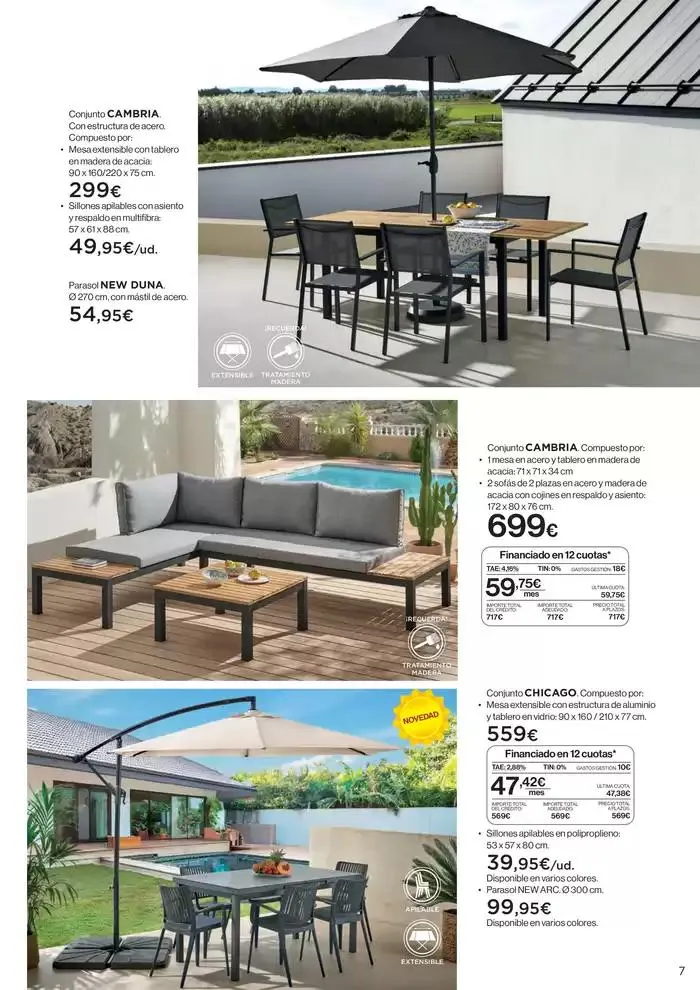 Catálogo de Terraza y Jardín 9 de abril al 4 de mayo 2025 - Página 7