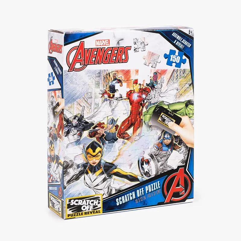 PUZZLE PARA RASCAR MARVEL COLLAGE DE PERSONAJES
