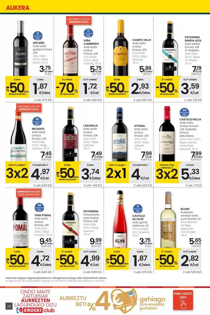 Catálogo de AUKERA OFERTA HIPERMERKATUAK EROSKI 15 de mayo al 27 de mayo 2025 - Página 26