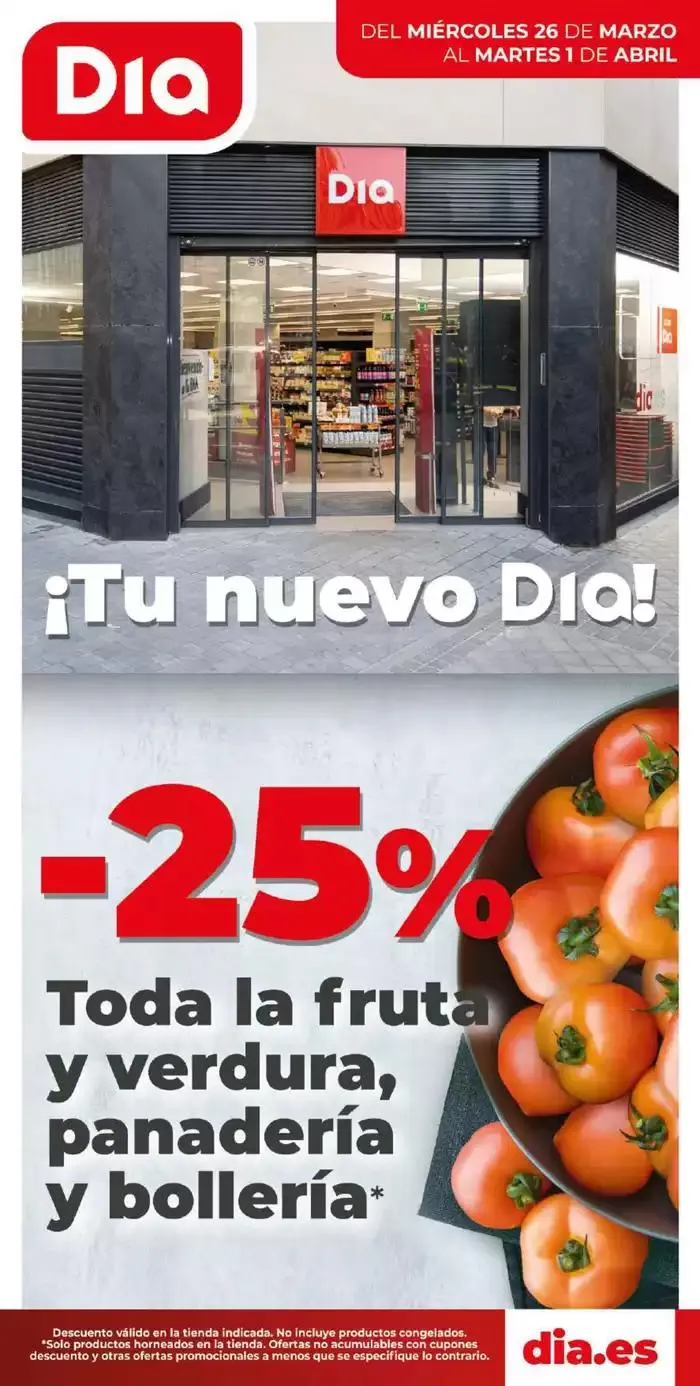 Catálogo de Tu nuevo Dia del 26/03 al 01/04  26 de marzo al 1 de abril 2025 - Página 1
