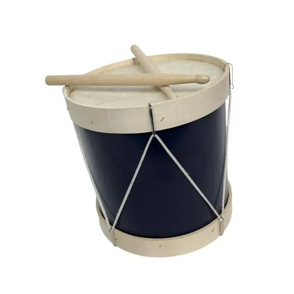 Tambor de Madera Grande con palillos