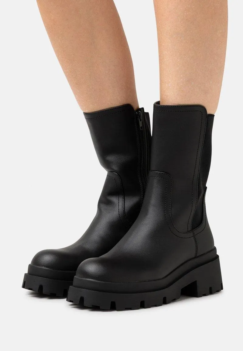 Botas con plataforma - black