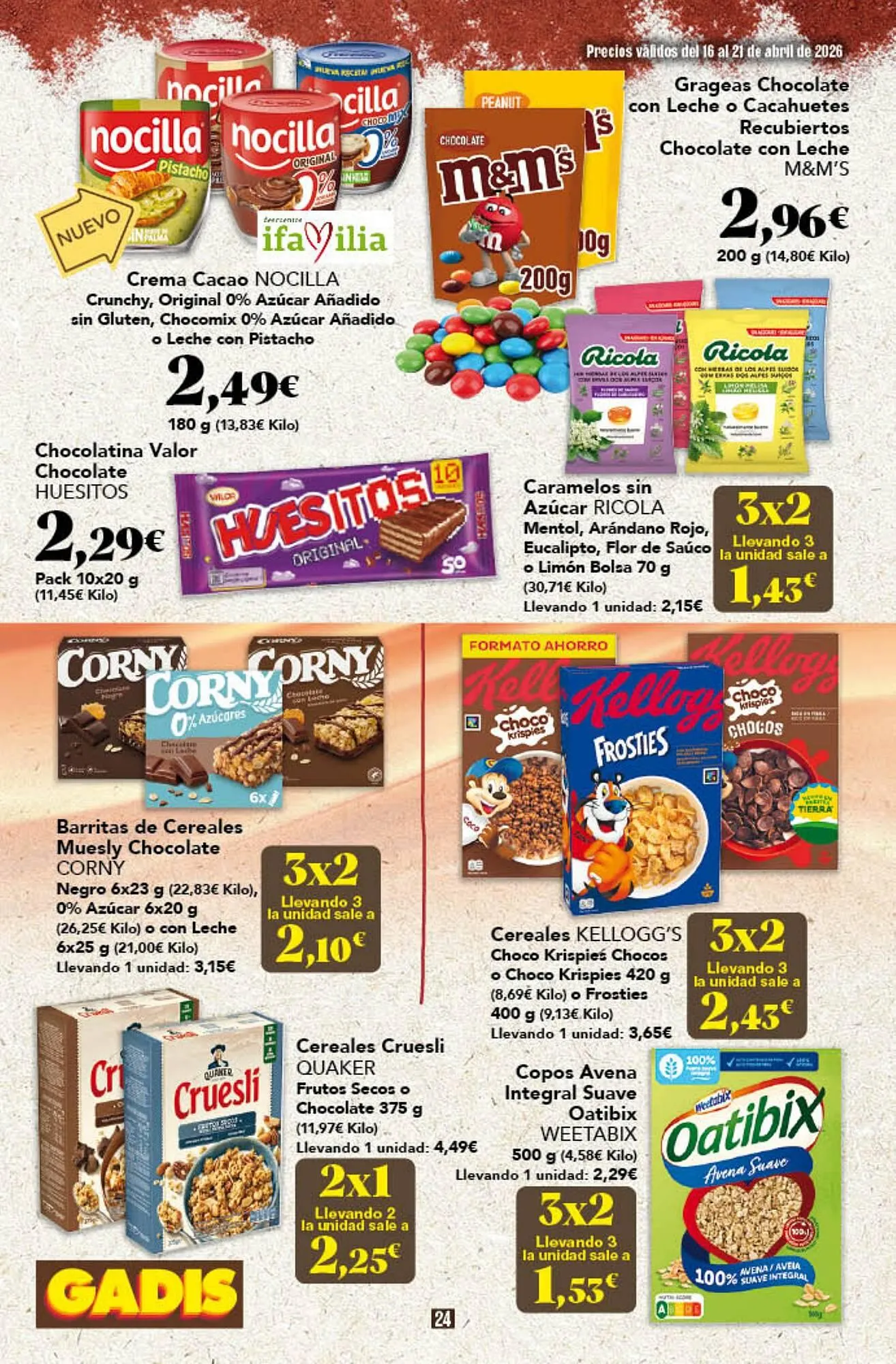 Catálogo de Folleto Gadis 16 de abril al 21 de abril 2026 - Página 24