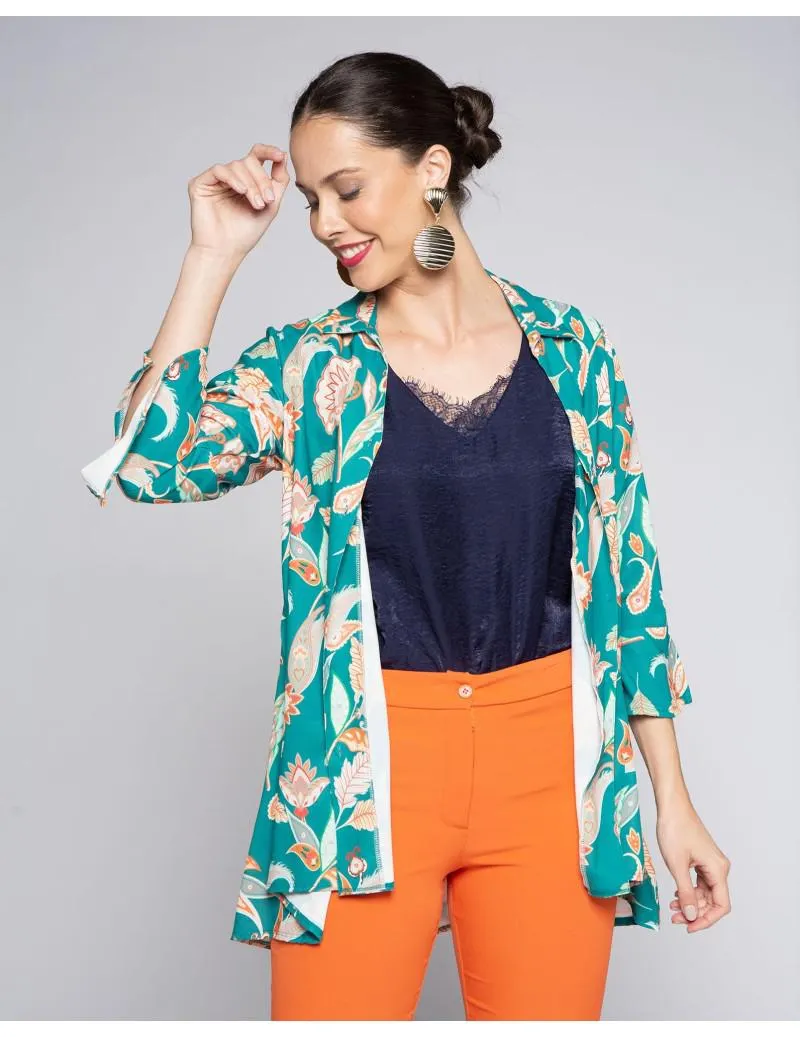 Blusón Crep Cachemires