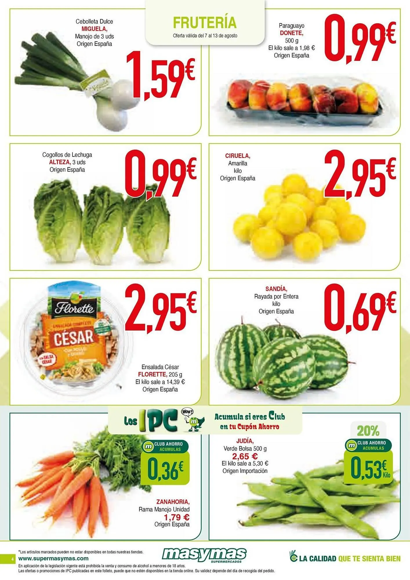 Catálogo de Folleto Masymas 7 de agosto al 13 de agosto 2025 - Página 4