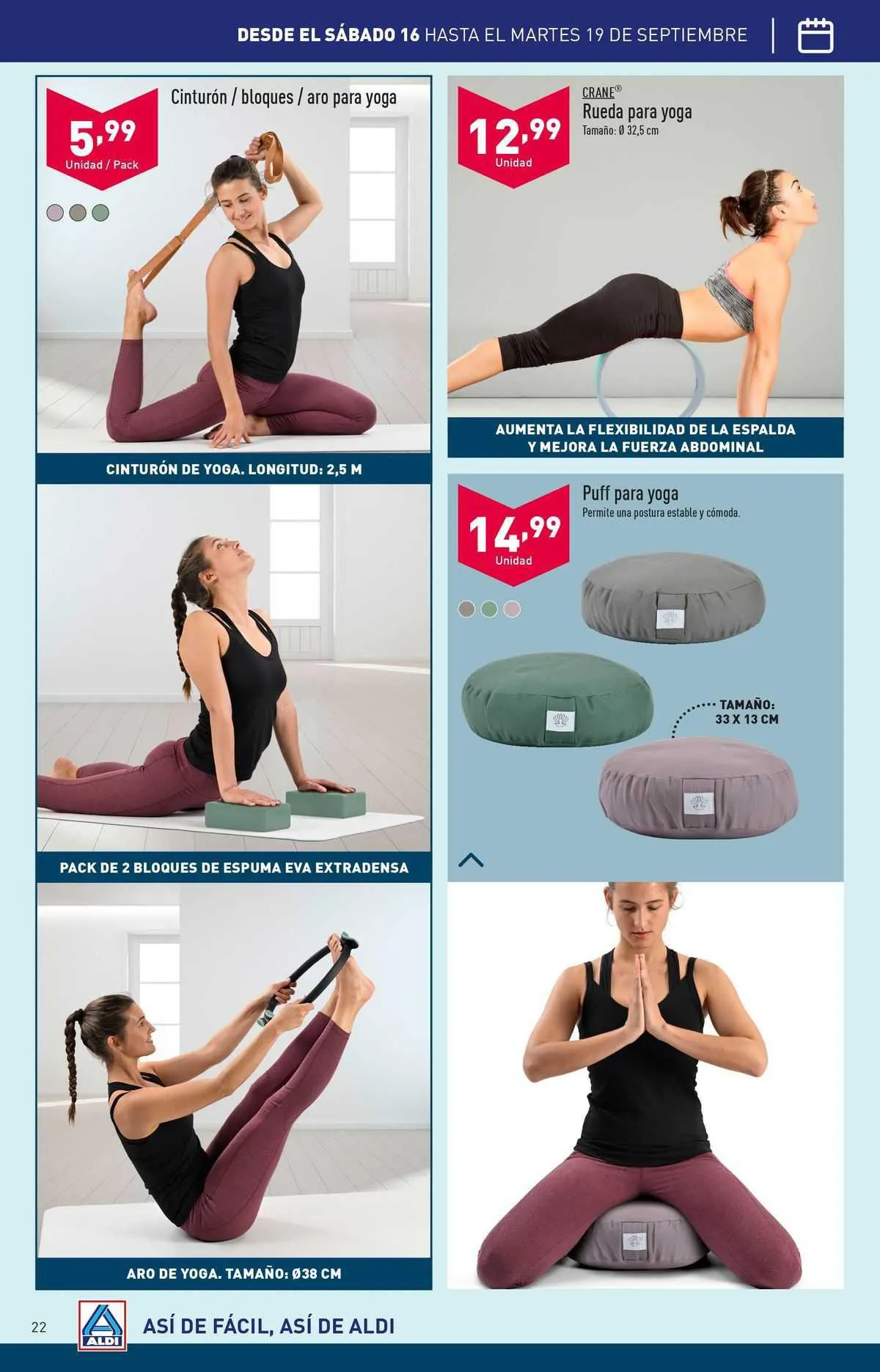 Catálogo de ALDI Folleto 12 de septiembre al 17 de septiembre 2023 - Página 22