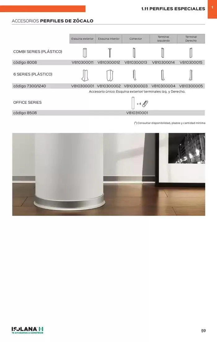 Catálogo de PLACA DE YESO LAMINADO – TARIFA ISOLANA 31 de marzo al 31 de marzo 2025 - Página 54