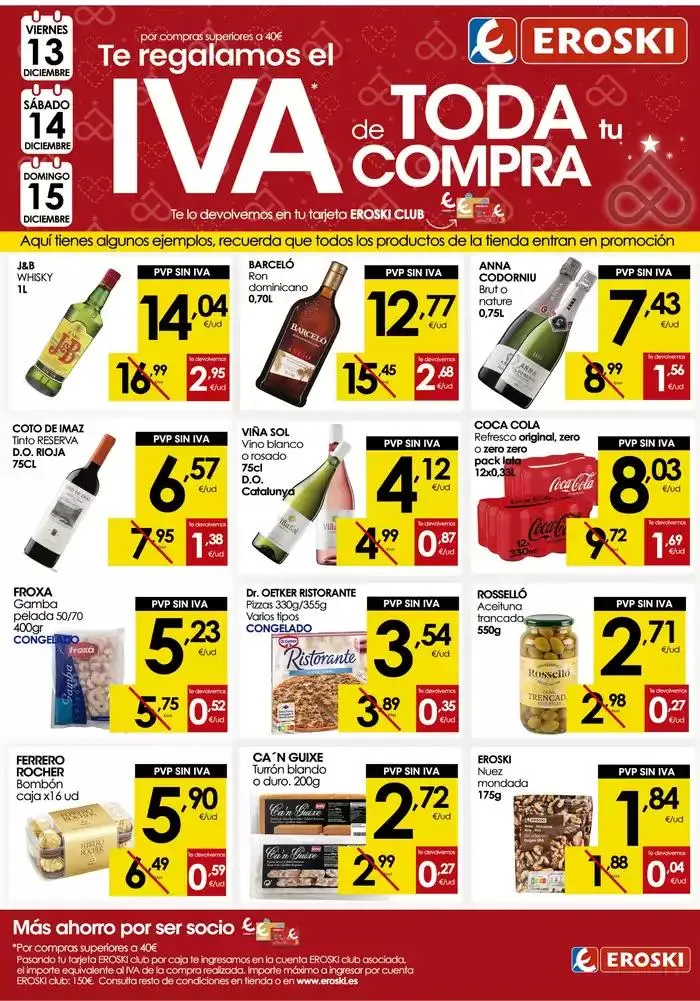 Catálogo de Te regalamos el IVA de toda tu compra 11 de diciembre al 15 de diciembre 2024 - Página 1