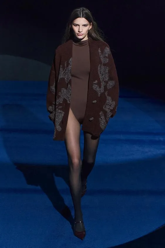 ABRIGO PUNTO HILO METALIZADO