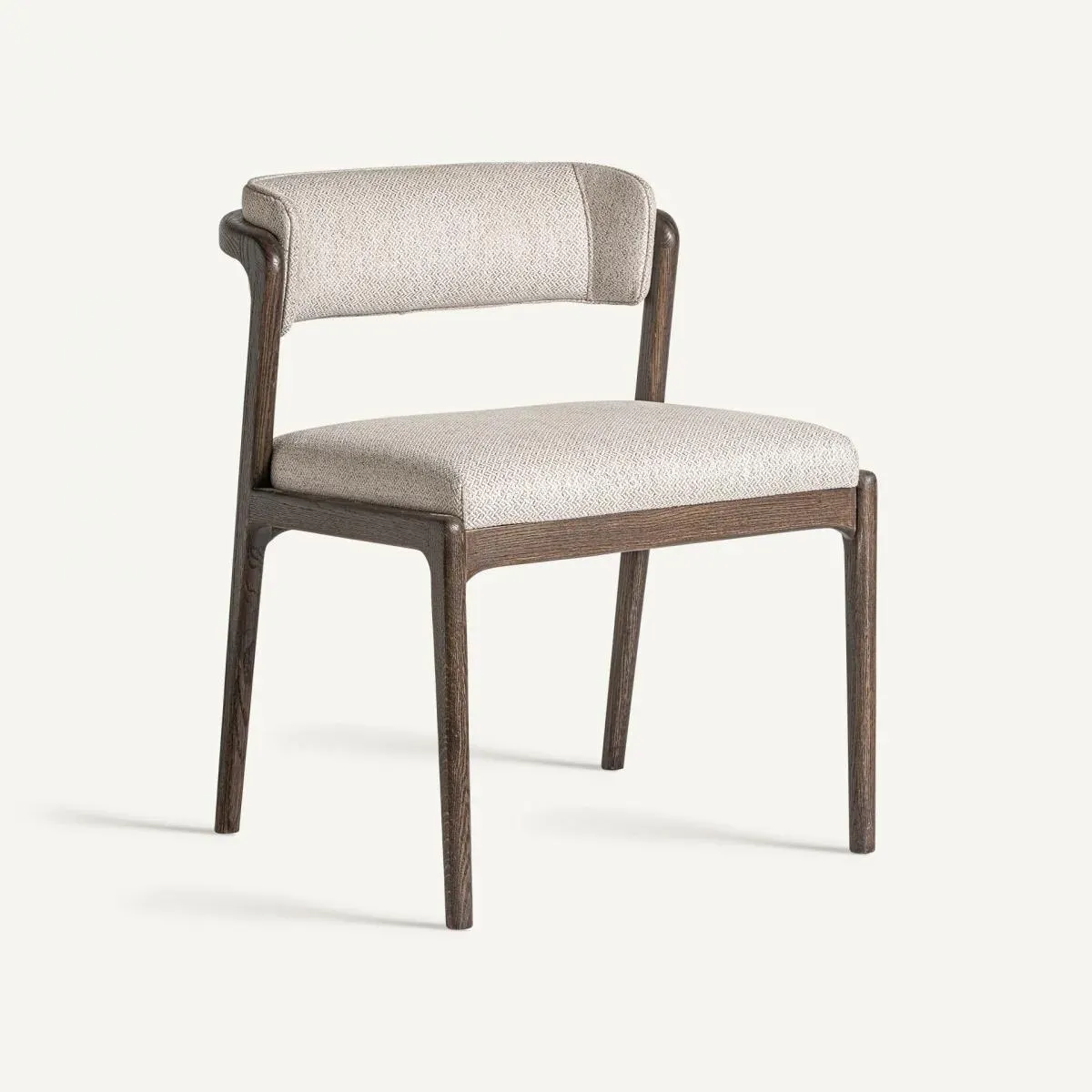 Silla Jerzen Colonial en Marrón y Beige