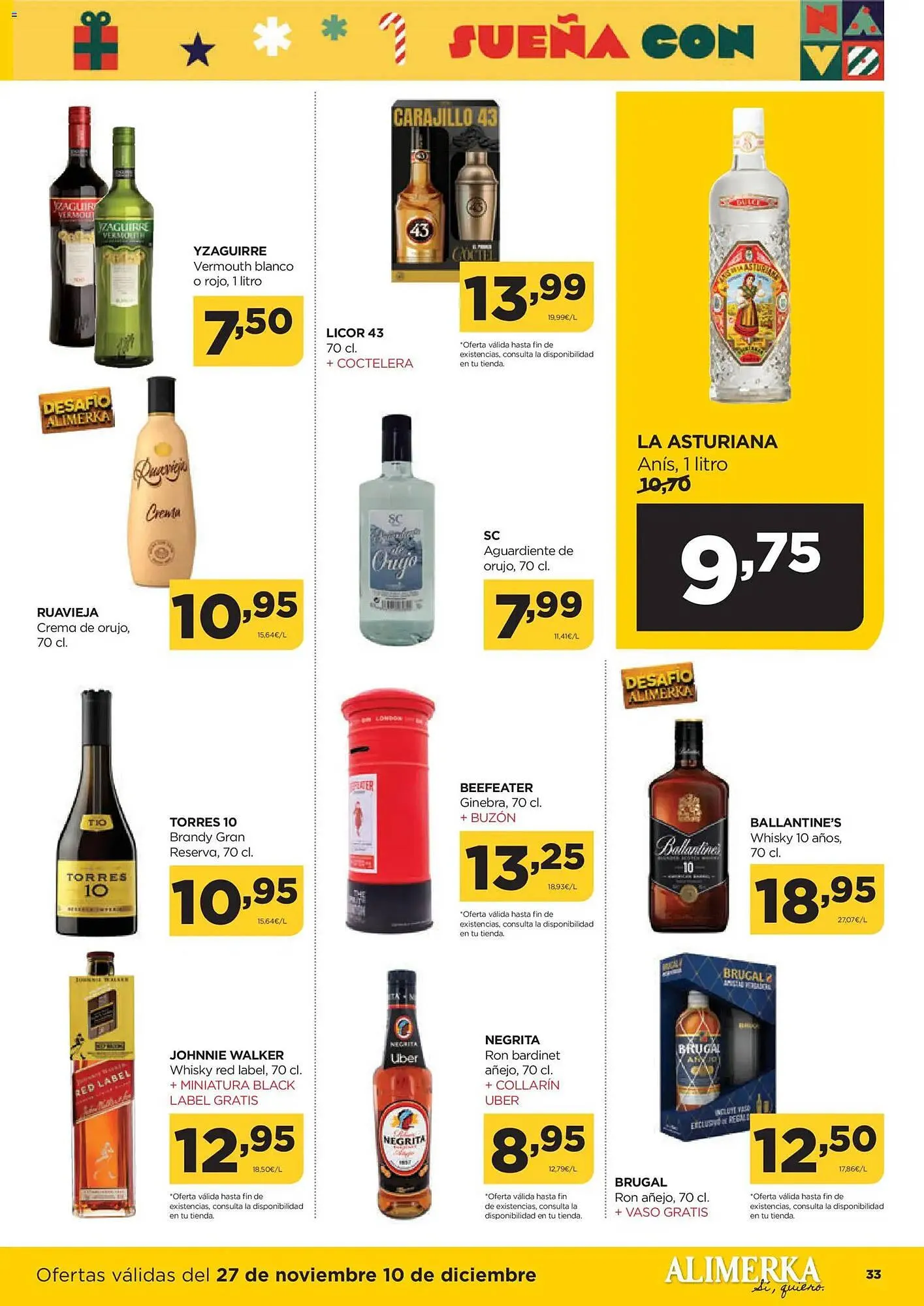 Catálogo de Folleto Alimerka 27 de noviembre al 10 de diciembre 2025 - Página 33