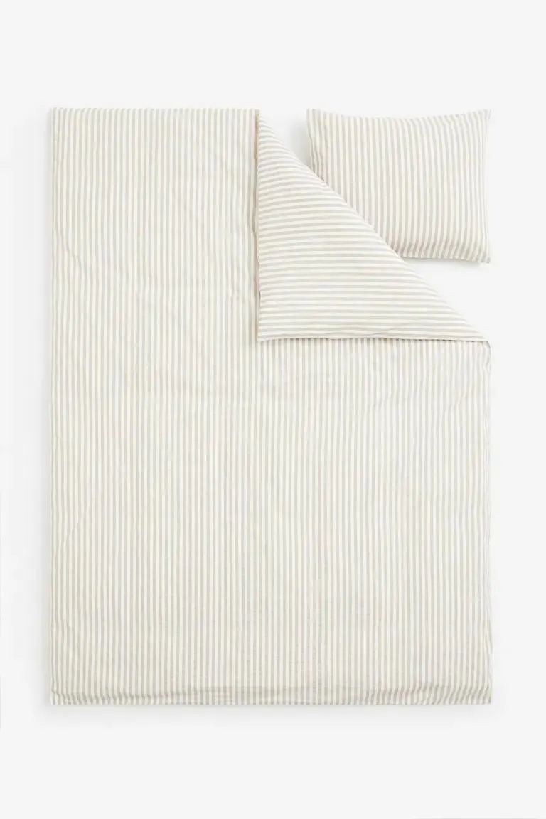 Cotton single duvet cover set
