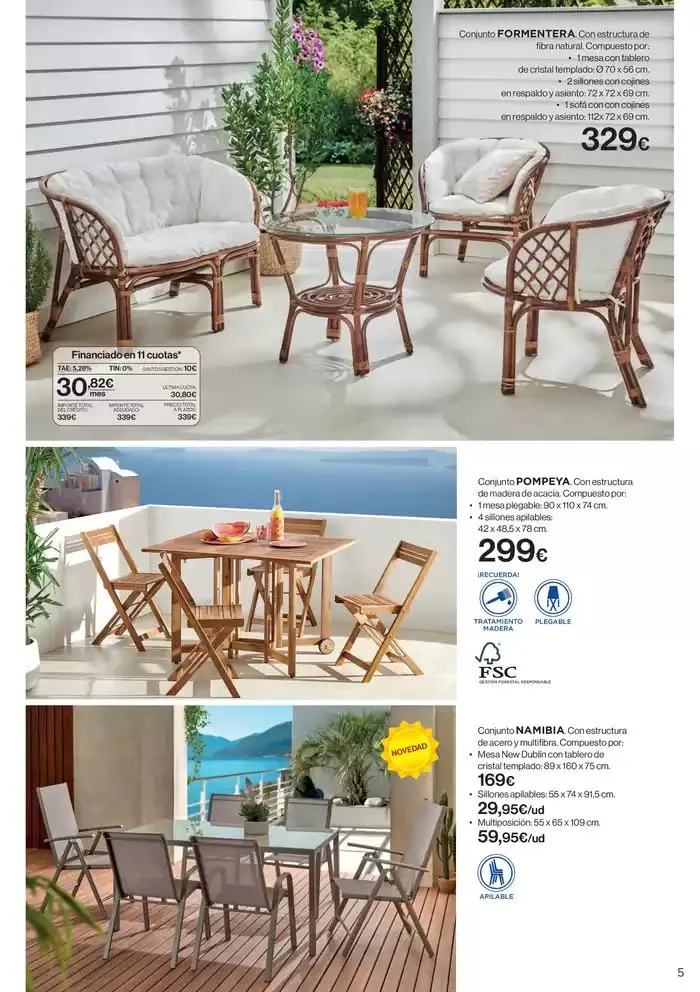 Catálogo de Terraza y jardín Canarias 9 de abril al 4 de mayo 2025 - Página 5