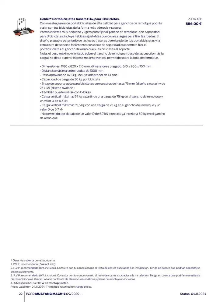 Catálogo de Ford de accesorios Ford Mustang Mach-E 13 de noviembre al 13 de noviembre 2025 - Página 22