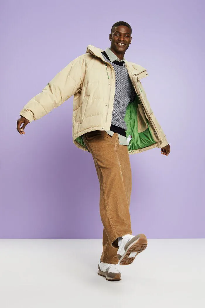 Jersey de lana con textura y cuello redondo