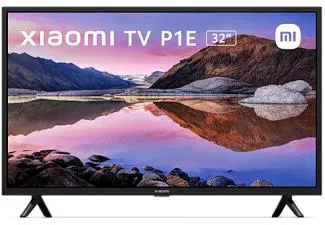 TV LED 32" - Xiaomi TV P1E, HD, Smart TV, DVB-T2 (H.265), Dolby Audio, Negro