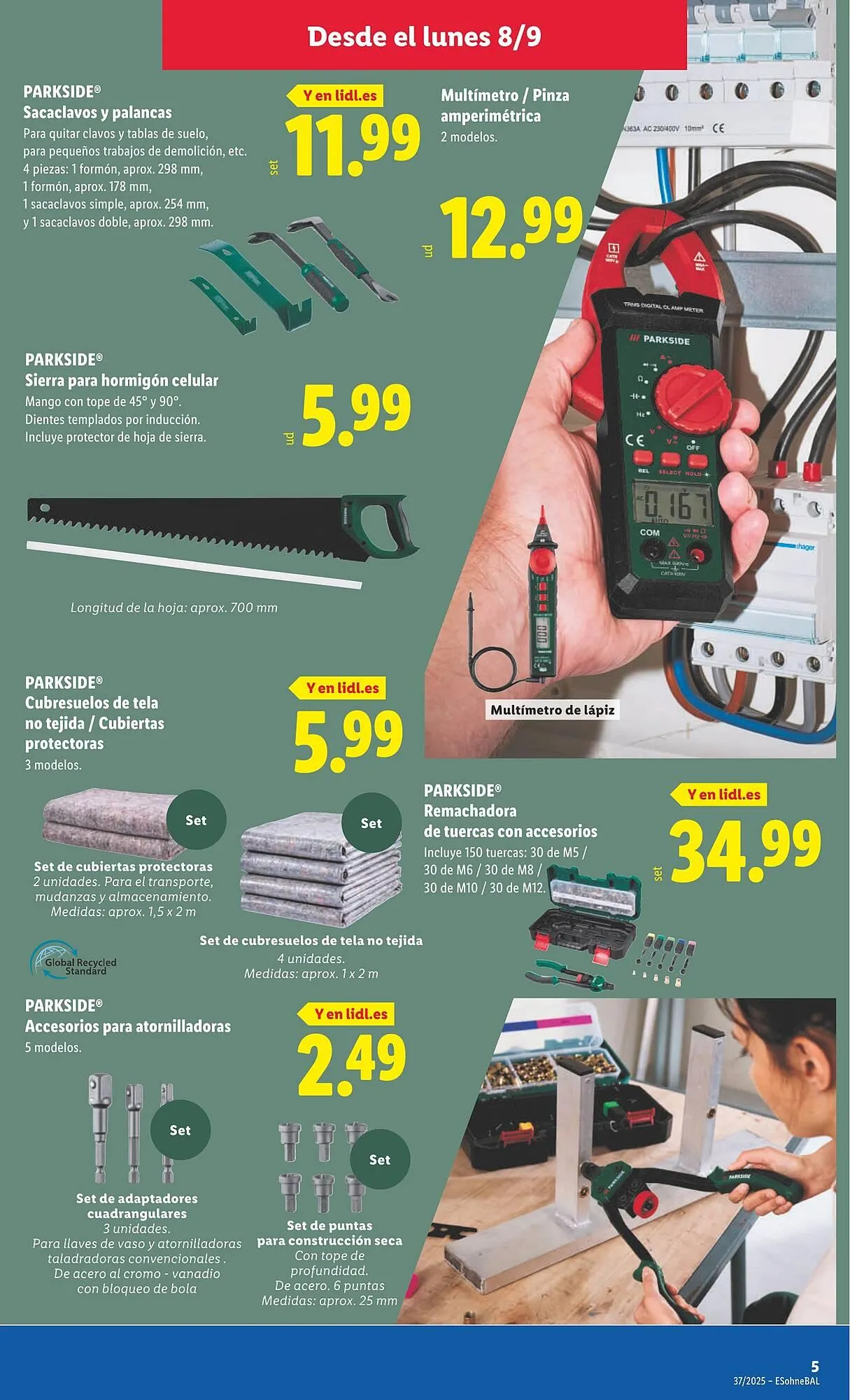 Catálogo de Folleto Lidl 8 de septiembre al 14 de septiembre 2025 - Página 7