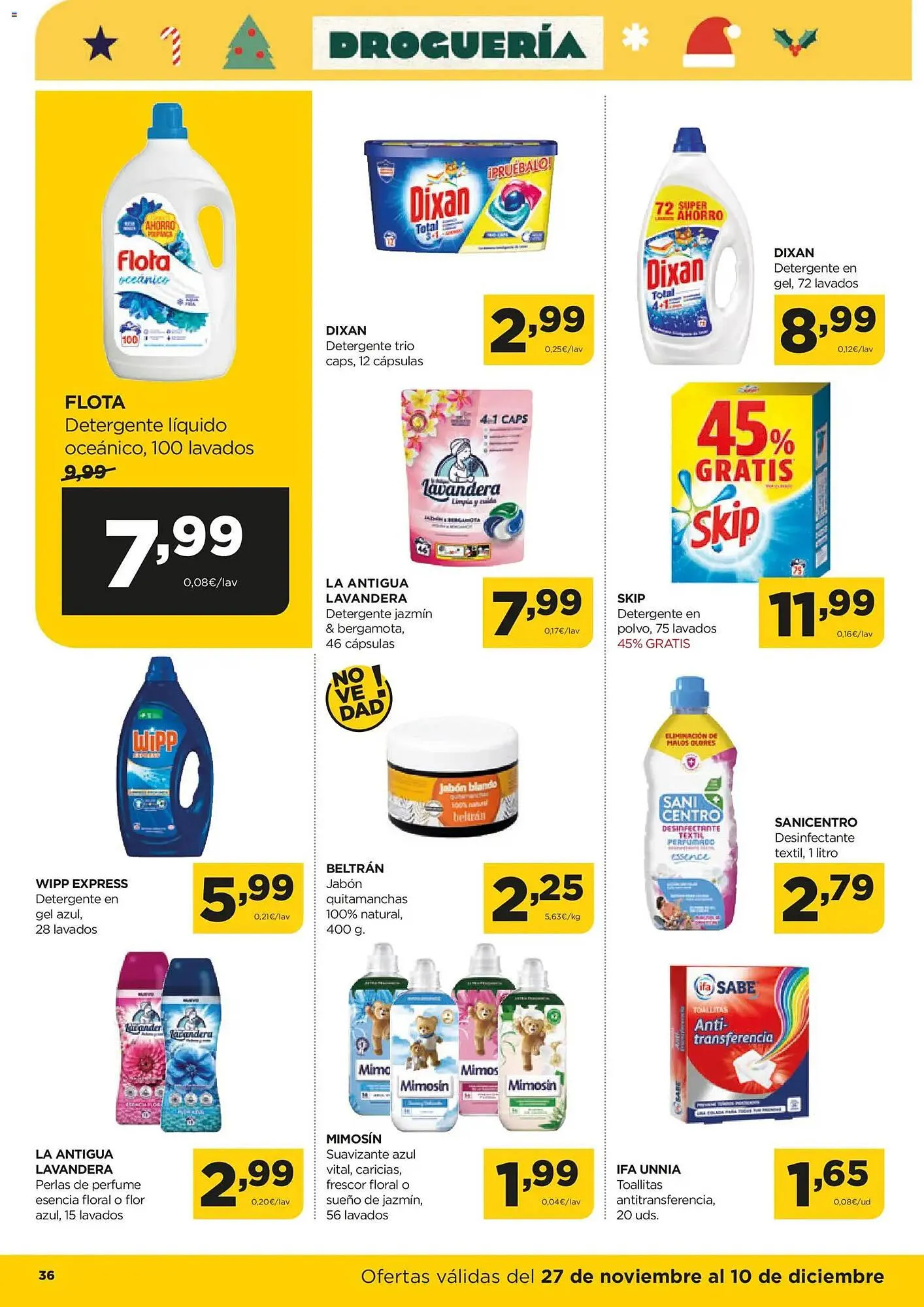 Catálogo de Folleto Alimerka 27 de noviembre al 10 de diciembre 2025 - Página 36