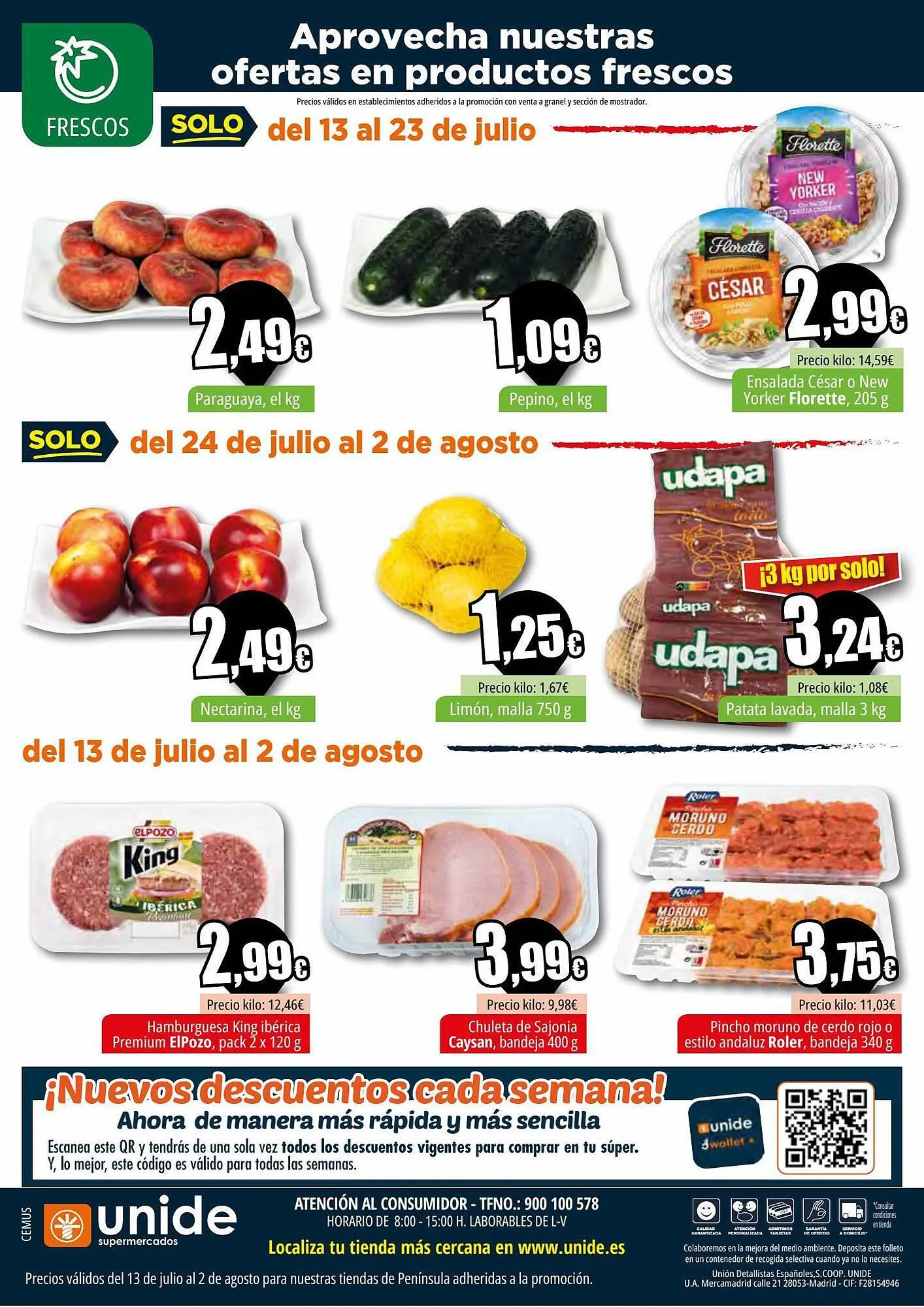 Catálogo de Folleto Unide Supermercados 13 de julio al 2 de agosto 2023 - Página 4