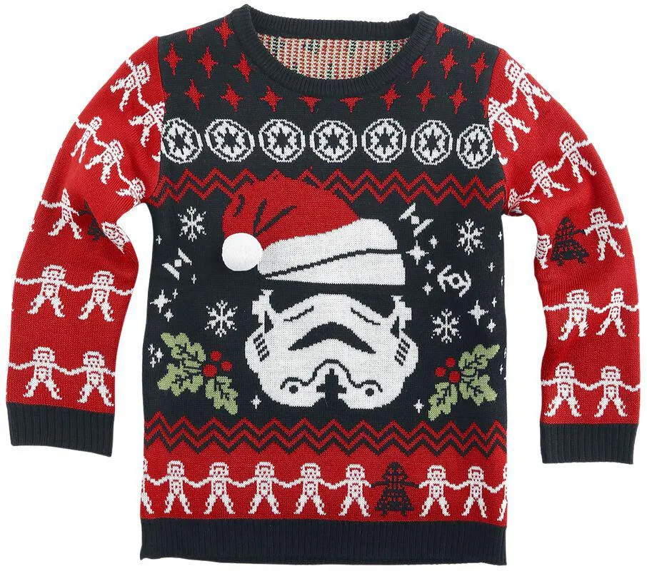 "Kids - Up to snow good" Christmas jumper multicolor de Star Wars