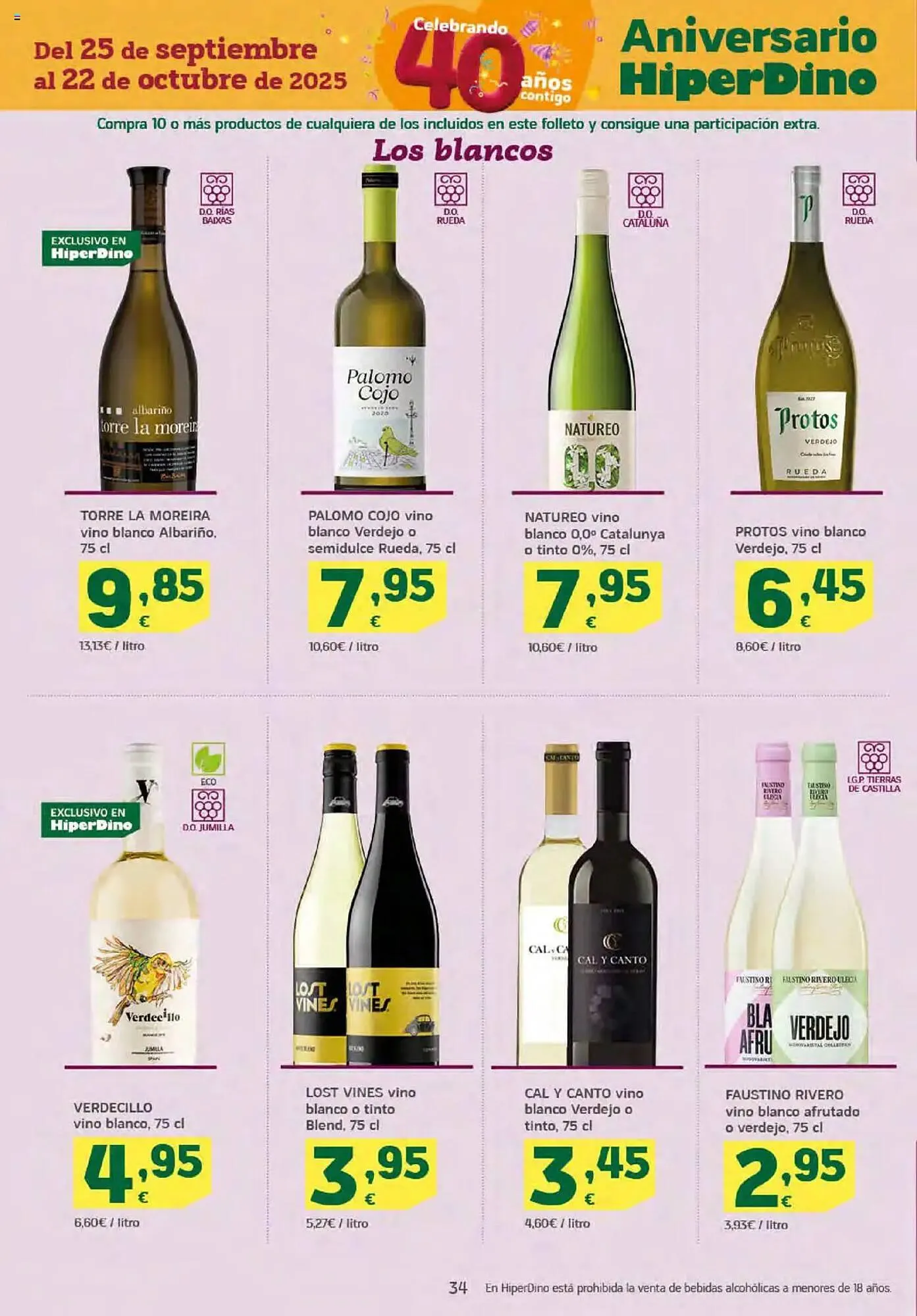 Catálogo de Folleto HiperDino 25 de septiembre al 8 de octubre 2025 - Página 34