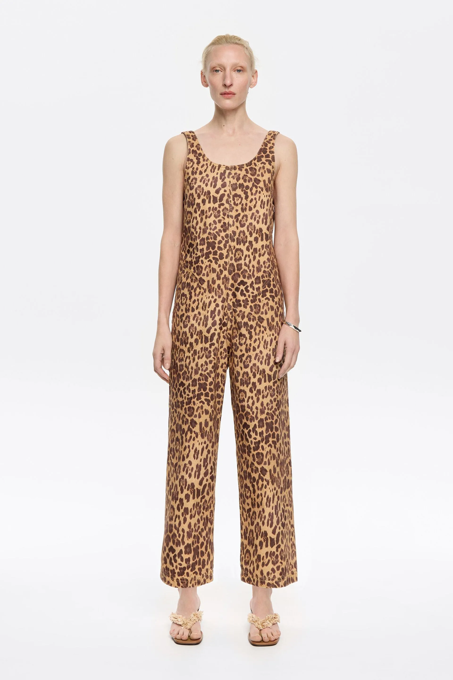 Mono denim Leopard natural