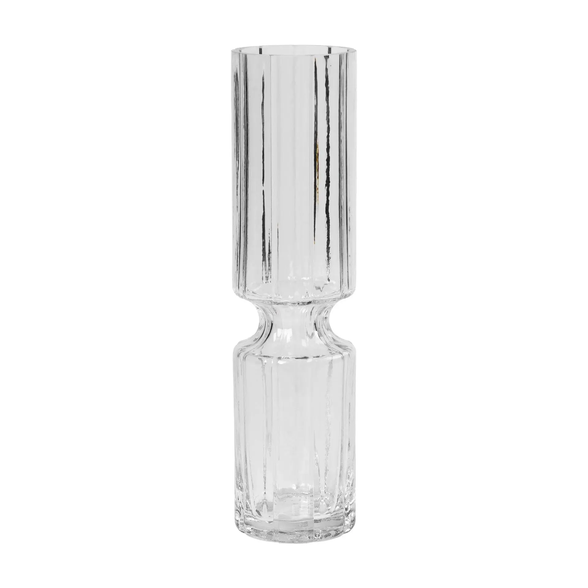 Hyacint glass vase 31.7 cm clear