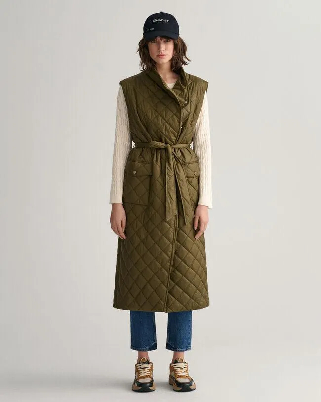 Chaleco acolchado largo