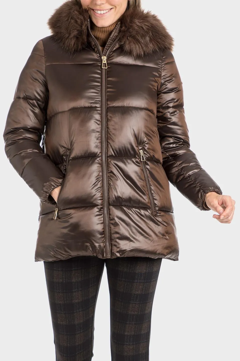 Parka capuche fourrure