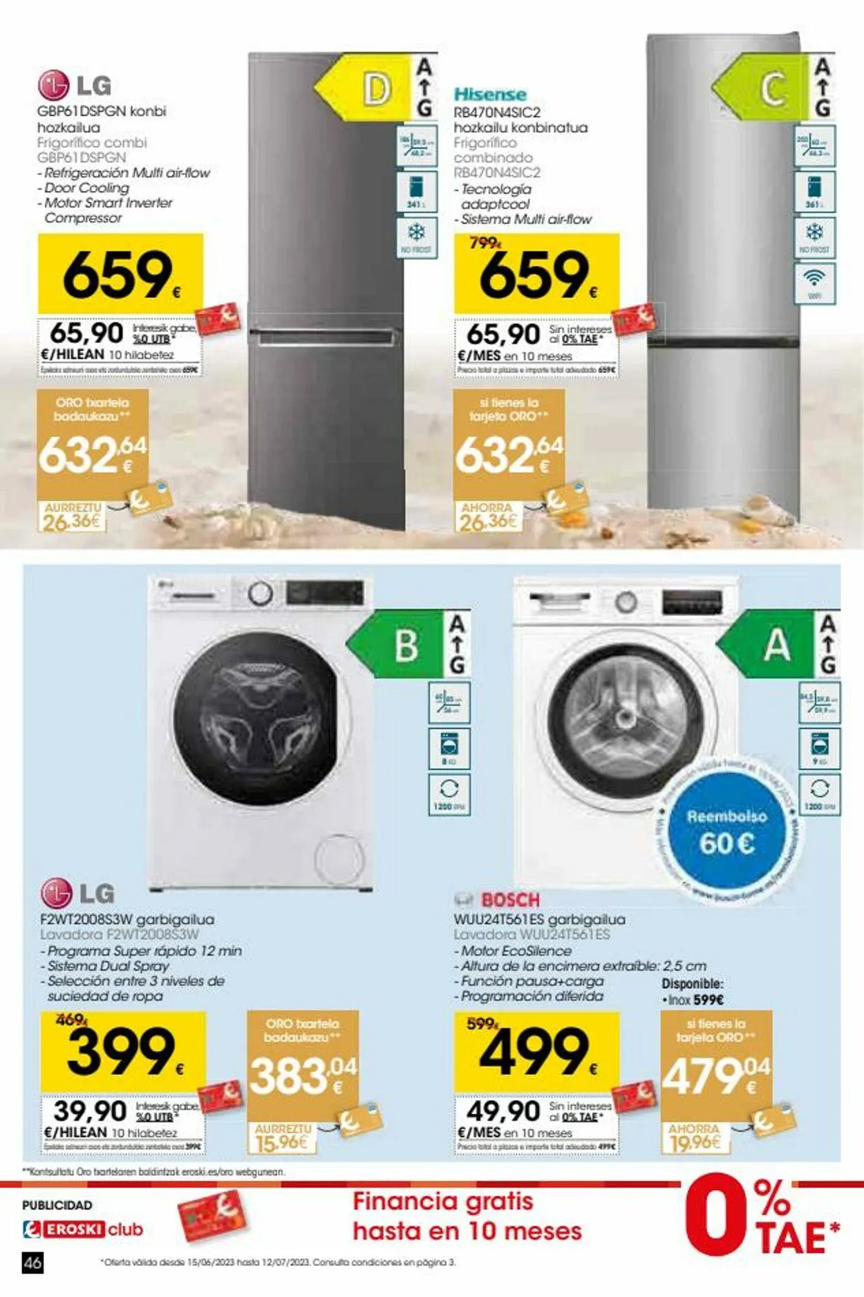 Catálogo de Eroski Oferta actual 10 de junio al 24 de junio 2025 - Página 46