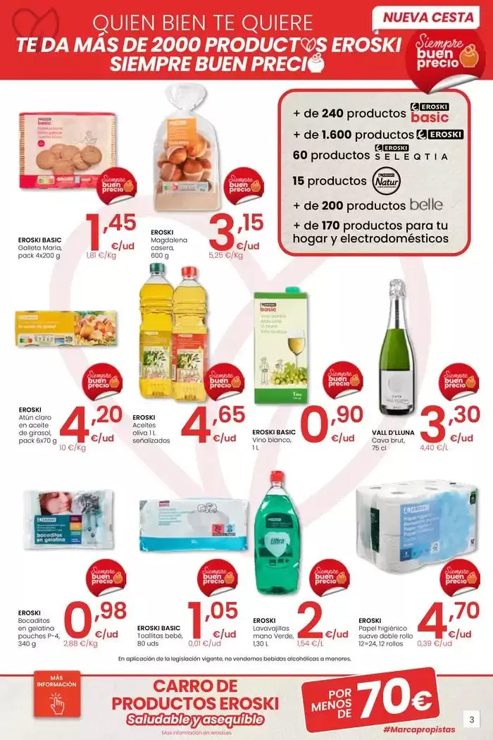 Catálogo de Precio más bajo EROSKI CITY 27 de marzo al 8 de abril 2025 - Página 3