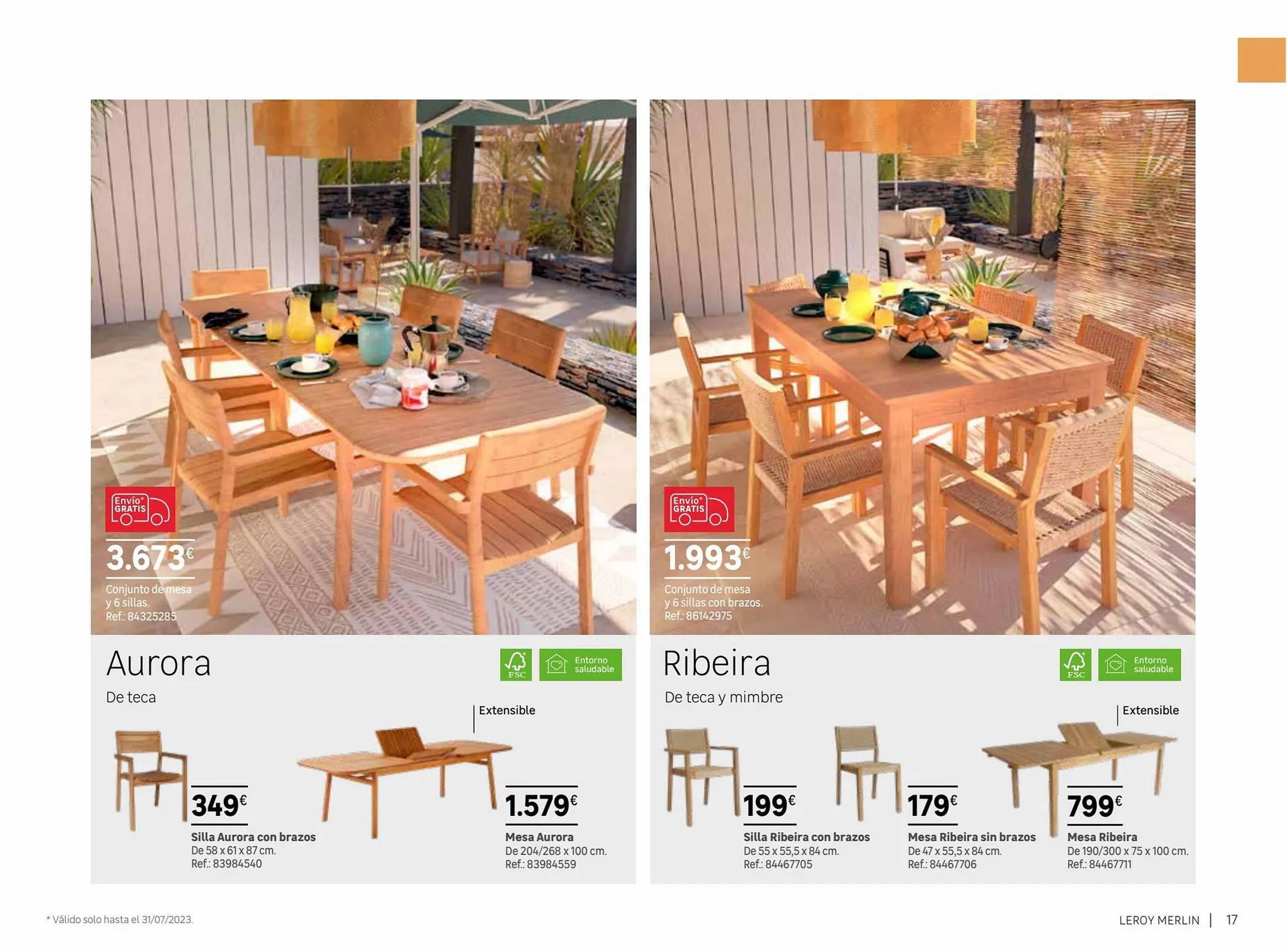 Catálogo de Folleto Leroy Merlin 9 de junio al 31 de julio 2023 - Página 17