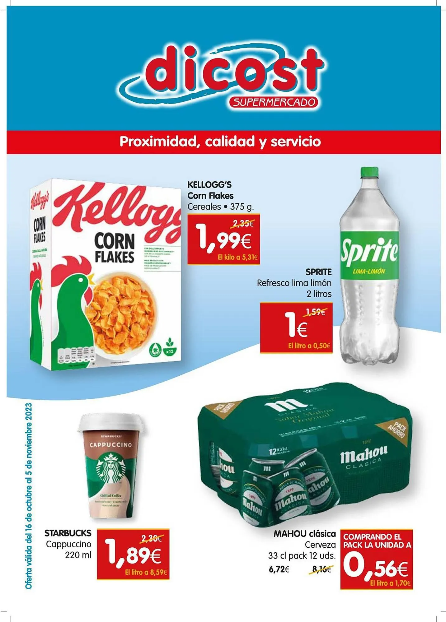 Catálogo de Folleto Dicost 17 de octubre al 5 de noviembre 2023 - Página 1