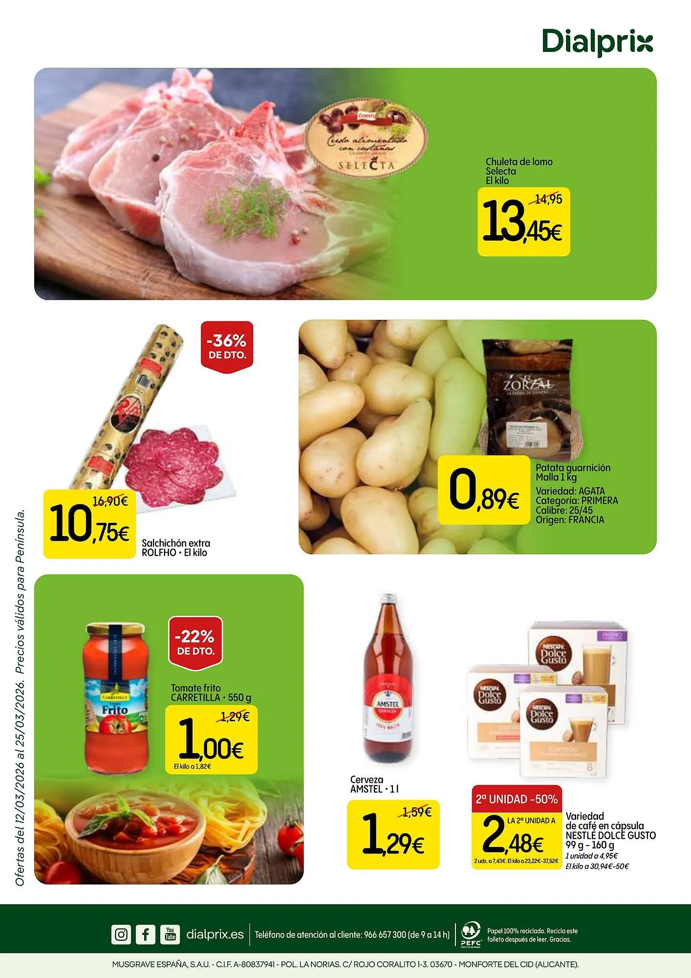 Catálogo de Folleto Dialprix 12 de marzo al 25 de marzo 2026 - Página 16