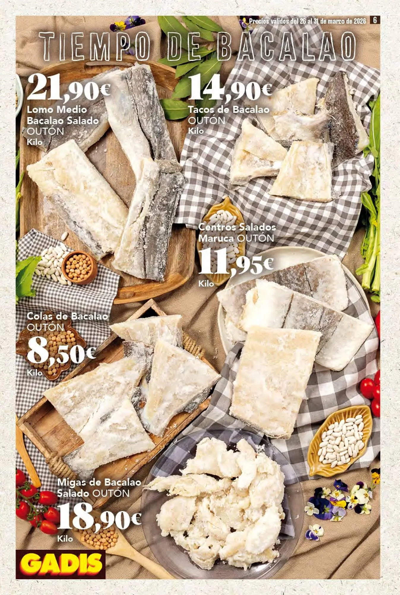 Catálogo de Folleto Gadis 26 de marzo al 31 de marzo 2026 - Página 6