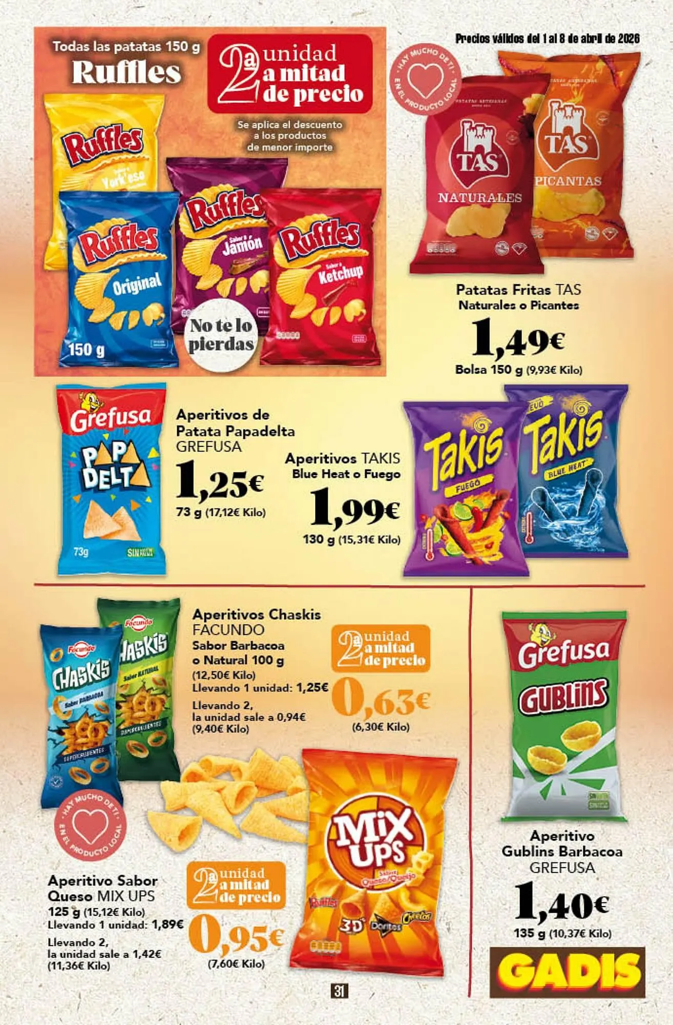 Catálogo de Folleto Gadis 1 de abril al 8 de abril 2026 - Página 31